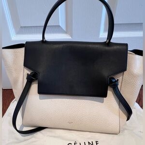 Celine White and Black Belt Bag! Barely Used! Authentic